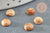 Cabochon rond jaspe paysagenaturel 6mm, x1 (G1926)