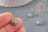 Cabochon rond labradorite naturelle 10mm, x1 (G5021)
