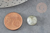 Cabochon rond labradorite naturelle 12mm, x1 (G1015)