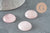 Cabochon rond quartz rose 20mm, x1 (G9612)