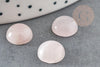 Cabochon rond quartz rose naturel 10mm, x1 (G0945)