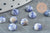 Cabochon rond sodalite bleue naturelle 6mm, x1 (G0172)