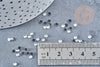 Cabochon rond strass cristaux transparent 2.7mm, x 1 gr (G8683)