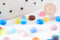 Cabochon rond verre oeil de chat rond multicolore 4mm , x20 ou x50 (G1546)
