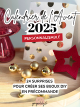 Calendrier de l'Avent bijoux DIY (PRECOMMANDE)