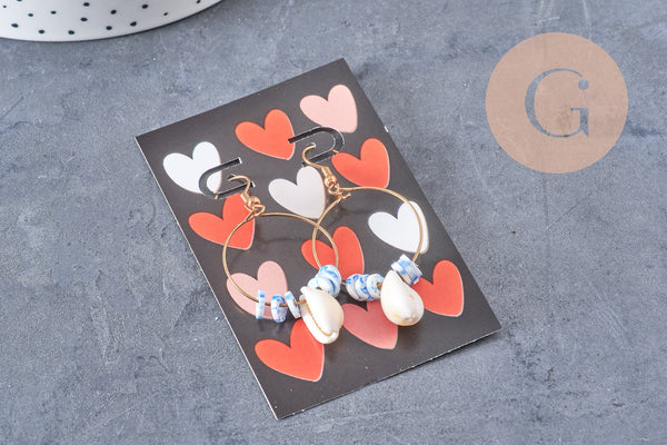 Cartes à bijoux 9x6 cm, x20 (G10851)