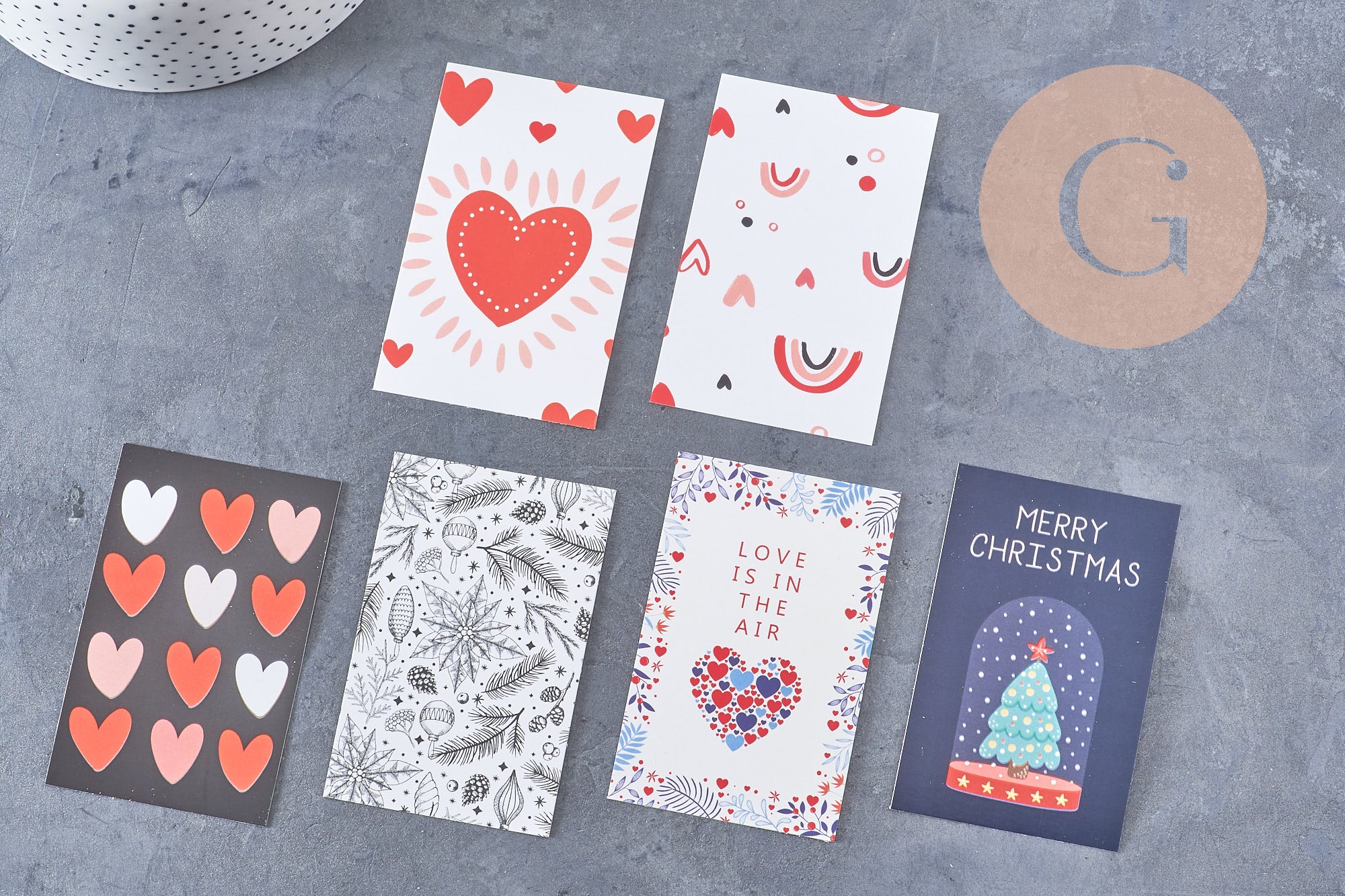 Cartes à bijoux 9x6 cm, x20 (G10851)