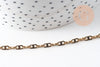 Chaine acier inoxydable doré IP 14k marine 2.8mm, x1 mètre (G1690)