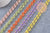 Chaine acrylique transparente tube laiton doré 8,5mm , création bijoux coloré, x1 mètre (G7220)