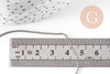 Chaine boule argent vieilli, chaine bijou, chaine boule,sans nickel, grossiste chaine,1.5mm, X1 ou X5 Mètres G1772
