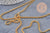 Chaine boule double laiton brut,chaine bijou, création bijoux,chaine boule,sans nickel, grossiste,1.5mm, 1 metre (G0654)
