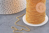 Chaine boule laiton doré lisse 1.5mm, fourniture créative,chaine boule, grossiste chaine,1.5mm,chaine dorée fine,x 5 mètres (G7981)