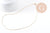 Chaine complète acier doré 14k satellite 0.9mm-50cm,chaine collier acier inoxydable,sans nickel, x1 (G5796)