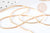 Chaine fine laiton dorée serpent 1mm, chaine dorée création bijoux,grossiste chaine, création bijoux,x1 mètre G8530