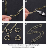 Chaine laiton doré 18k maille rectangle large,14x4.5mm, x 1Mètre (G2549)
