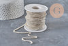 304 Stainless Steel Silver Rope Chain 4.5mm, x1 meter (G11196)