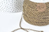 Chaine maille curb fer bronze 6mm,chaine création bijoux vintage, grossiste chaine, x1 metre (G8566)