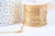Chaine maille marine laiton doré 18K-5mm, x1 mètre (G6939)