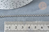 Chaine maille rollo acier inoxydable 304 argenté 3mm, x1 mètre (G8140)
