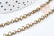 Chaine maille rolo fer bronze 4mm,x1 metre (G8565)