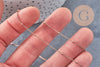 Chaine satellite 304 inoxydable or rose IP 1.5mm, x1 mètre (G10877)