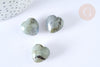 Cœur labradorite naturelle 20mm ,lithotherapie, coeur de décoration pierre naturelle, x1 (G7177)