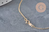 Necklace Fine chain with gold-filled clasp 45.7cm x1 (G2617)