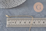 Necklace Fine chain with gold-filled clasp 45.7cm x1 (G2617)