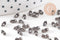 Connecteur chaîne à billes laiton gunmetal 6x5mm, x50 (G10898)