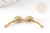Connecteur léopard laiton doré et strass 42mm, pendentif qualité doré, création bijou luxe, x1 G2887