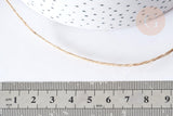 Corde de jute beige 1~2mm, x5 mètres (G7982)