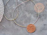 Cordon Métallique tressé polyester 1mm, cordon métallisé pour bijoux, x1mètre (G9036)