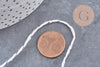 Cordon blanc argent,ruban mariage, scrapbooking,1-1.55mm, x1,x5,x10 mètres, (G2726)