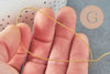 Cordon doré en nylon 1mm, x1 ou x5 mètres (G6132)