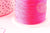 Cordon fil de jade rose fluorescent polyester 0.5mm, cordon pour création de bijoux x1 mètre G9337