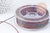 Cordon multicolore métallisé polyester 1mm, fil pour bijoux noeud coulissant, x1 mètre G9092