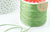 Cordon pour bijoux polyester vert kaki 0.8mm, cordon fil de jade pour bijoux, x1 mètre G9454