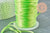 Cordon queue de rat satin jaune fluorescent,cordon brillant, cordon satiné, cordon Bijou, lacet jaune,2mm, x 5mètres G1645
