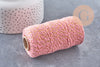 Cordon rose or,ruban mariage,fourniture créative, scrapbooking,1-1.5mm, 5/10 mètres (G2144)