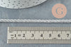 Cordon satiné torsadé argent 2-3mm, x1 ou x5 mètres (G1382)