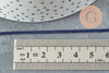 Cordon satiné torsadé bleu marine 2mm, x1 mètre (G4593)