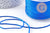 Cordon satiné torsadé bleu roi 2mm, x1 mètre (G10886)