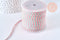 Cordon tressé rose fluo, turquoise et blanc 2mm, cordon pour bijoux,cordon multicolore ,corde décoration, x 1Mètre G6816