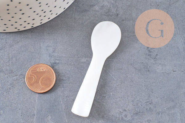 Cuillère caviar en nacre naturelle 72mm, x1 (G4143)