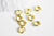 EP Anneaux ronds ouvert laiton brut 4mm, x100 (G1876)