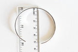 EP Bracelet jonc réglable finition or blanc 56mm, x1 (G3011)