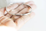 EP Bracelet jonc réglable finition or blanc percé 55mm, x1 (G0525)
