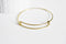 EP-Bracelet jonc réglable laiton brut 65mm, x1 (G1902)