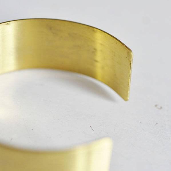 EP Bracelet manchette laiton brut, fourniture créative, laiton brut, bracelet laiton, fabrication bracelet, bracelet doré,sans nickel, 20mm-G76