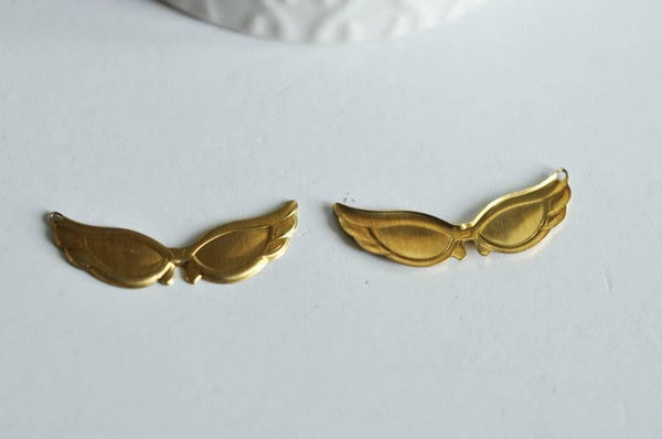 EP Breloque lunettes laiton, fournitures pour bijoux, breloques laiton brut , breloque bijoux,masque, l'unite, 33mm-G1505